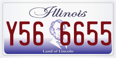 IL license plate Y566655