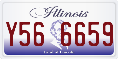 IL license plate Y566659