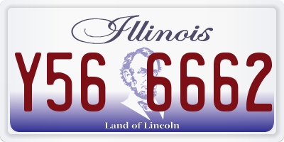 IL license plate Y566662