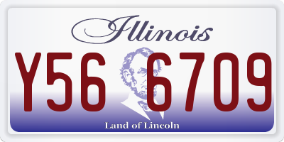 IL license plate Y566709