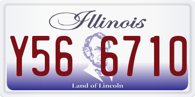 IL license plate Y566710