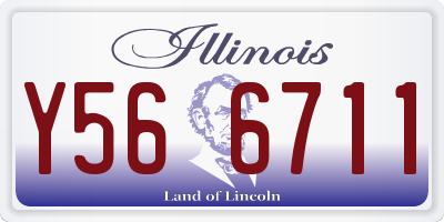 IL license plate Y566711