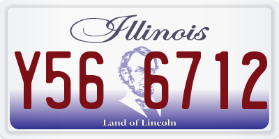 IL license plate Y566712