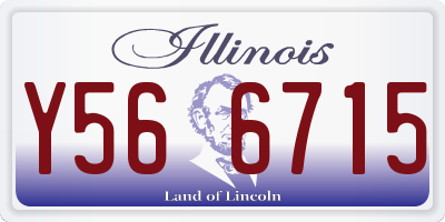 IL license plate Y566715