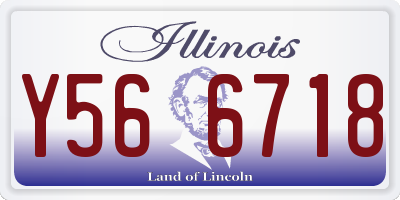 IL license plate Y566718