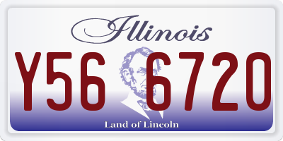 IL license plate Y566720