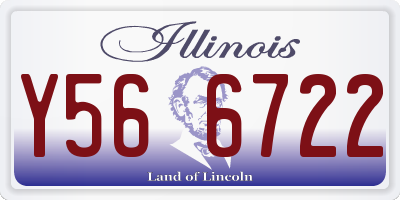 IL license plate Y566722