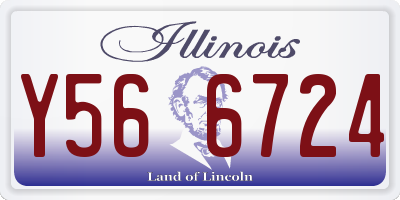 IL license plate Y566724