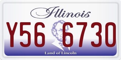 IL license plate Y566730