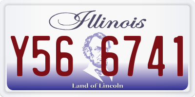 IL license plate Y566741