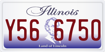 IL license plate Y566750