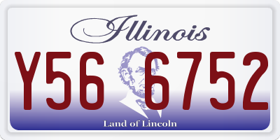 IL license plate Y566752