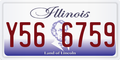 IL license plate Y566759