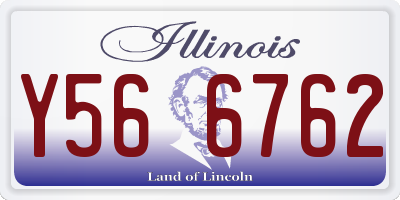 IL license plate Y566762