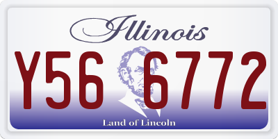IL license plate Y566772