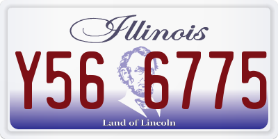 IL license plate Y566775