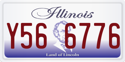 IL license plate Y566776