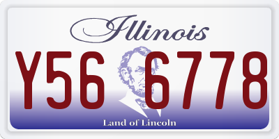 IL license plate Y566778
