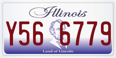 IL license plate Y566779