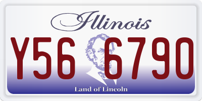 IL license plate Y566790