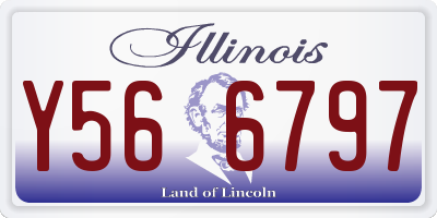 IL license plate Y566797