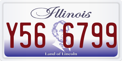 IL license plate Y566799