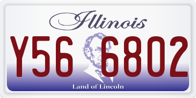 IL license plate Y566802