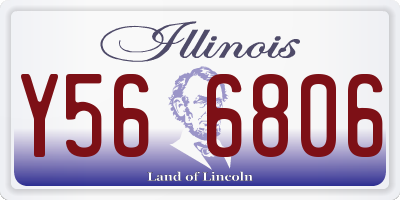 IL license plate Y566806