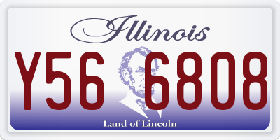 IL license plate Y566808