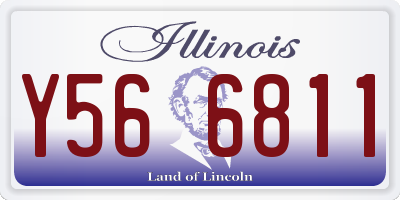 IL license plate Y566811
