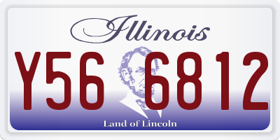 IL license plate Y566812