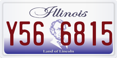 IL license plate Y566815