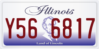 IL license plate Y566817
