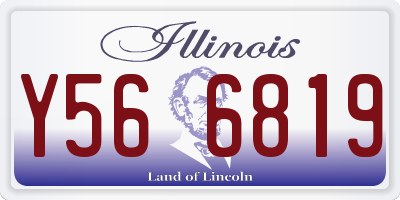IL license plate Y566819