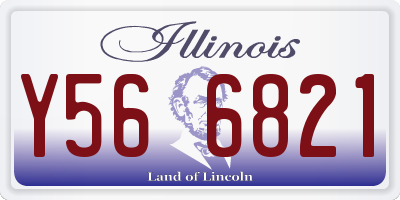 IL license plate Y566821