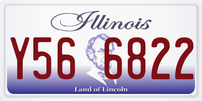 IL license plate Y566822