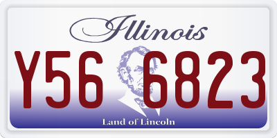 IL license plate Y566823