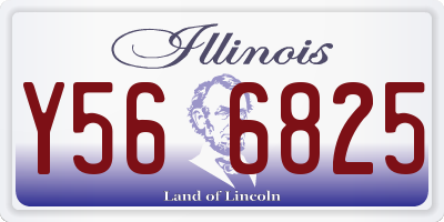 IL license plate Y566825
