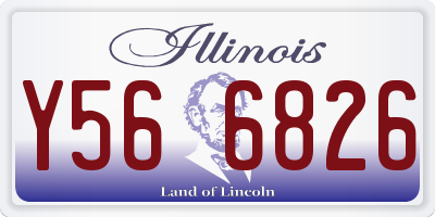IL license plate Y566826