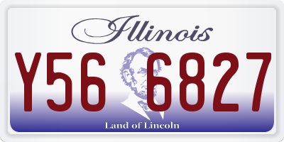 IL license plate Y566827