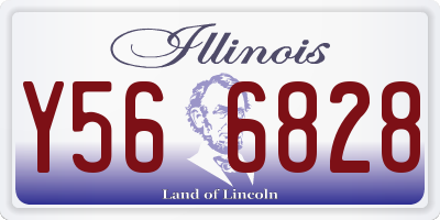 IL license plate Y566828