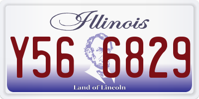IL license plate Y566829