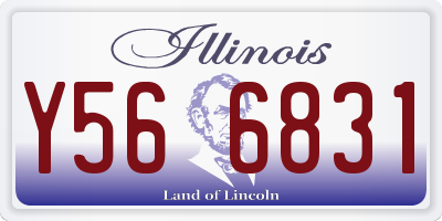 IL license plate Y566831