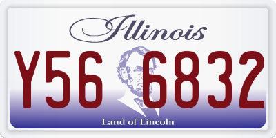 IL license plate Y566832