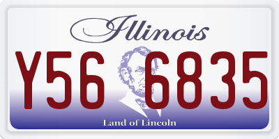 IL license plate Y566835