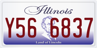 IL license plate Y566837