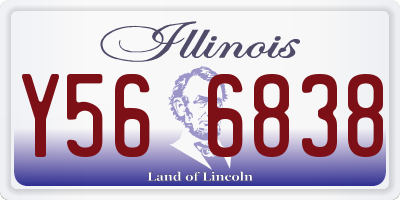 IL license plate Y566838