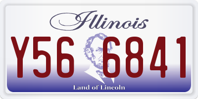 IL license plate Y566841