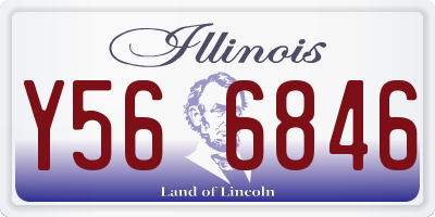 IL license plate Y566846