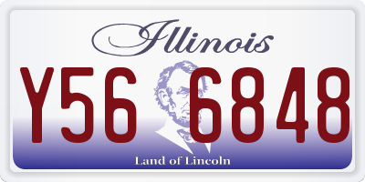 IL license plate Y566848